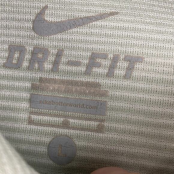 Nike Dri-Fit Striped UAF University Of Alaska Fairbank Polo Shirt Men's Large - Picture 7 of 12